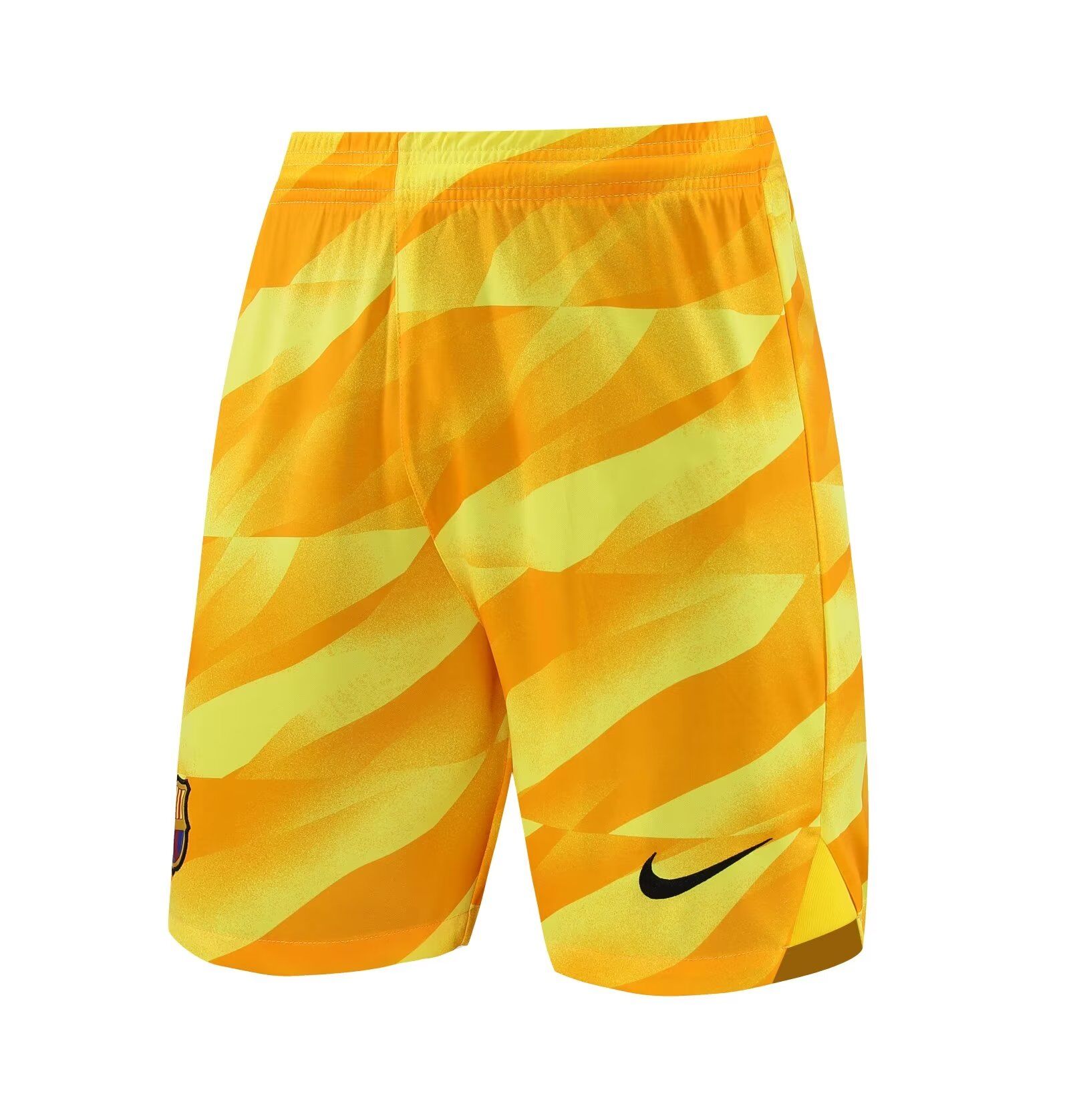 AAA Quality Barcelona 23/24 GK Yellow Soccer Shorts